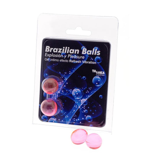 Set 2 Brazilian Balls Excitante Efecto Refresh Vibracion