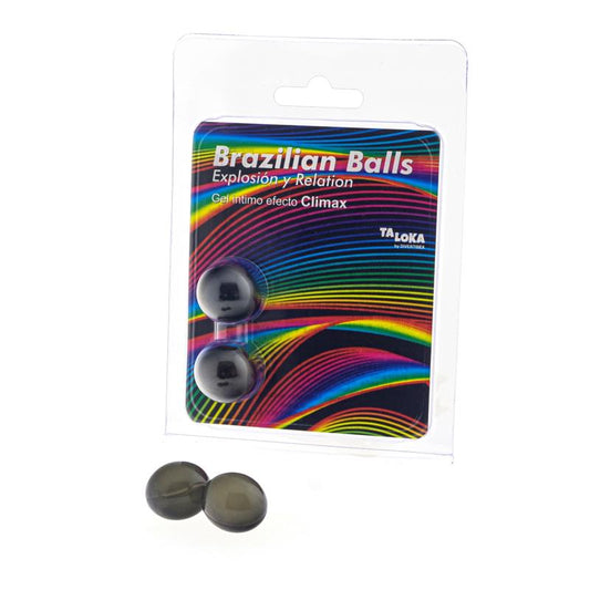 Set 2 Brazilian Balls Gel Excitante Efecto Climax