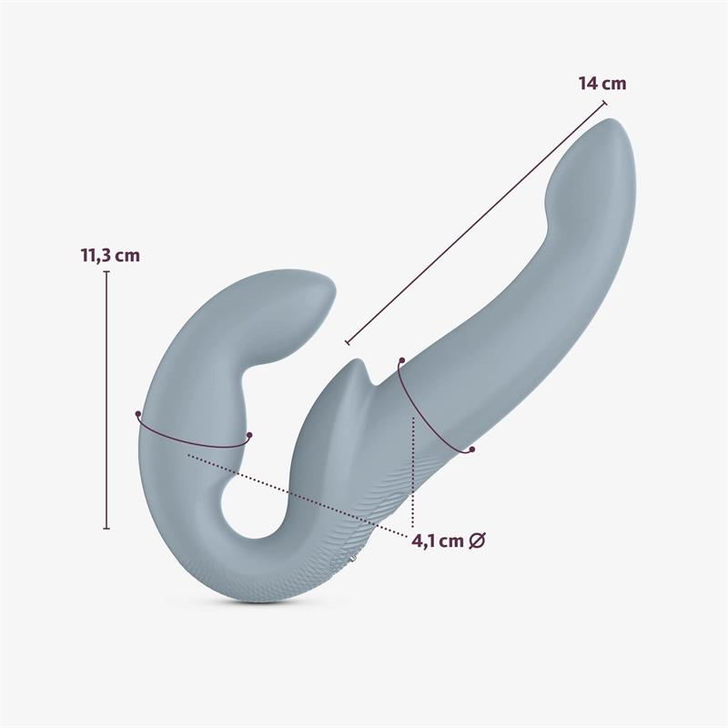 Share Vibe Pro Vibrador Doble Cool Grey