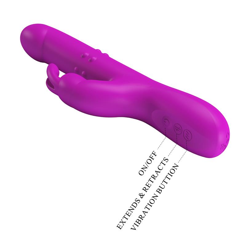 Reese Vibrador con Bolas Internas y Thrusting USB