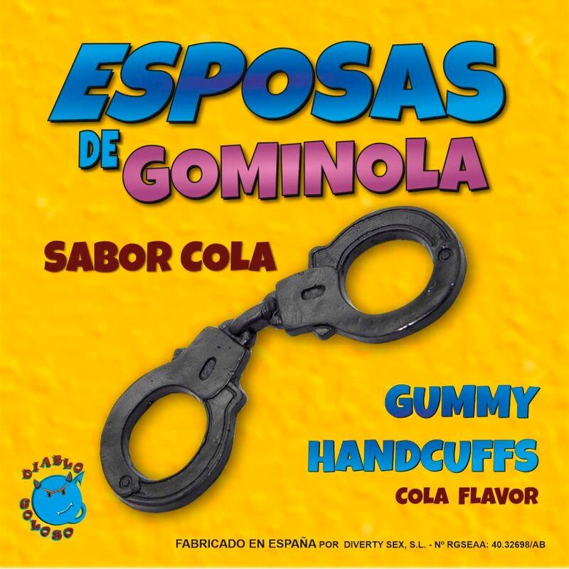 Esposas Negras de Gominola Sabor Cola