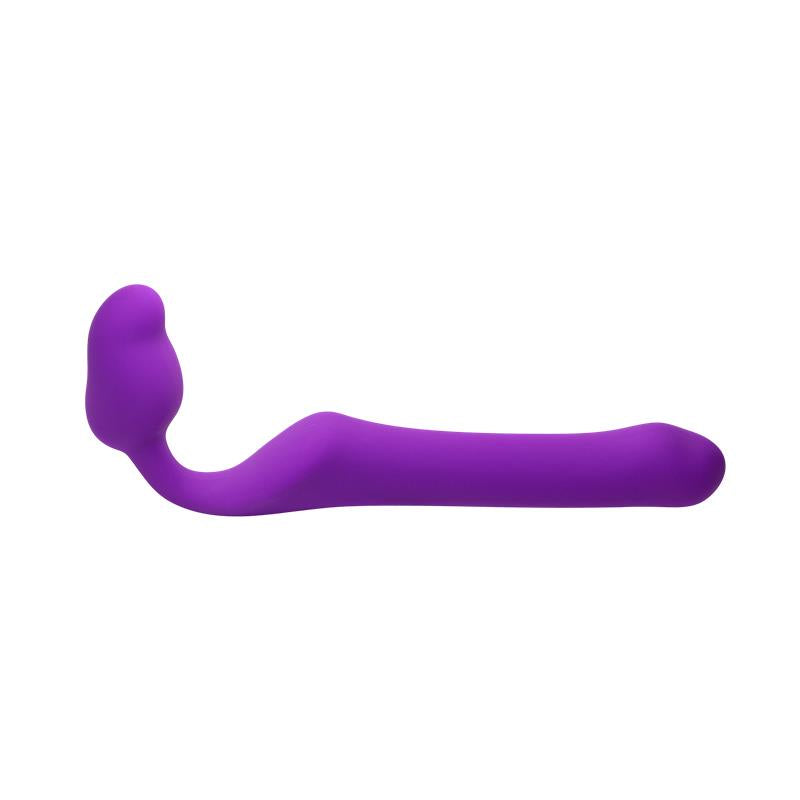 Queens M Dildo Strap On sin Tirantes Talla M Silicona Purpura