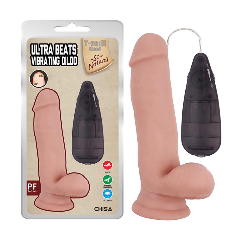 Dildo Vibrador Realista Ultra Beats 68