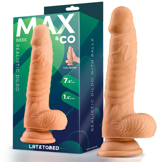 Deek Dildo Realista con Testiculos 76 Natural