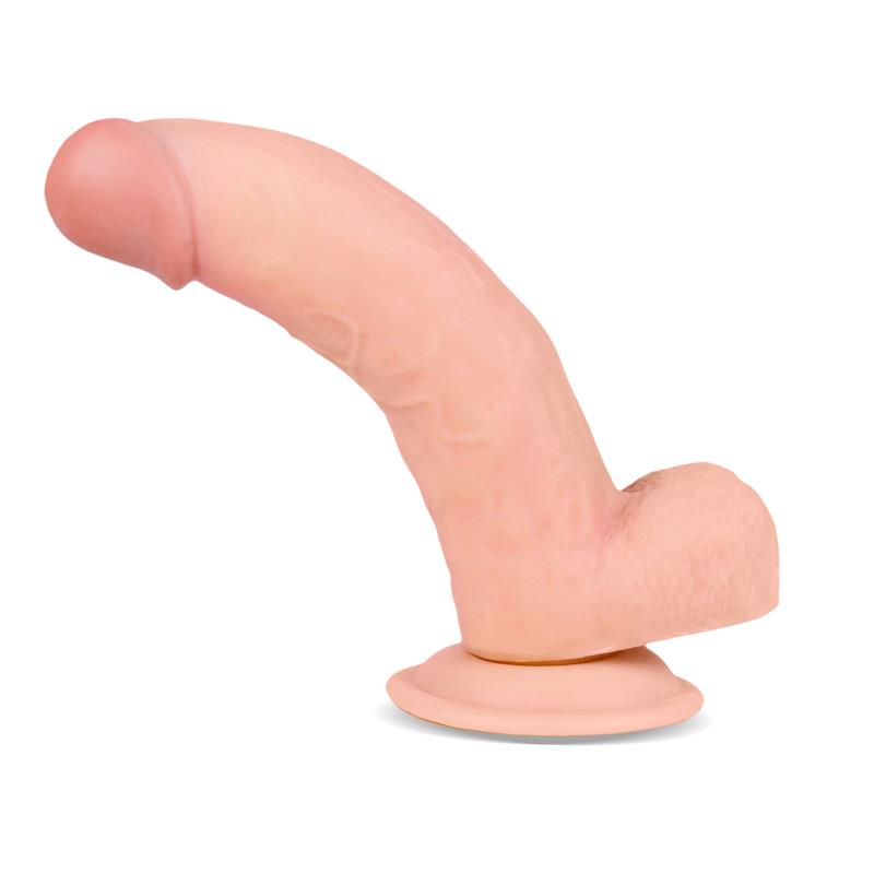 Slidy Dildo Realista Dual Layer Retractil y Orientable 8