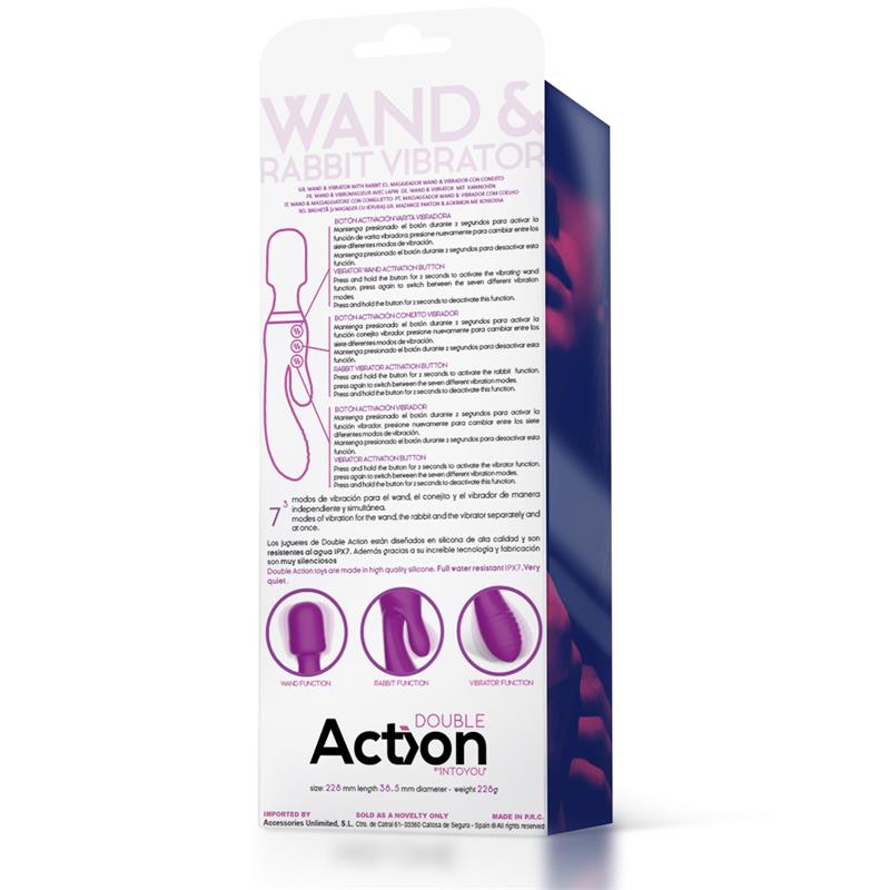 No Fifteen Vibrador y Masajeador 3 Motores Independientes