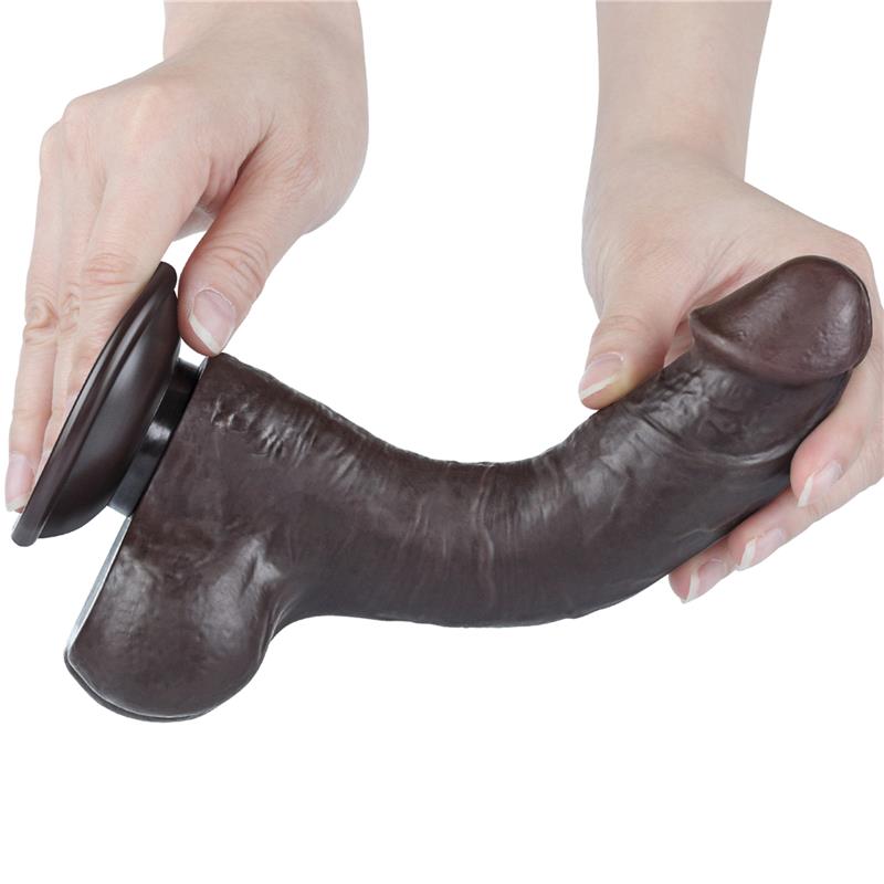 Dildo Dual Layer Piel Deslizante 8