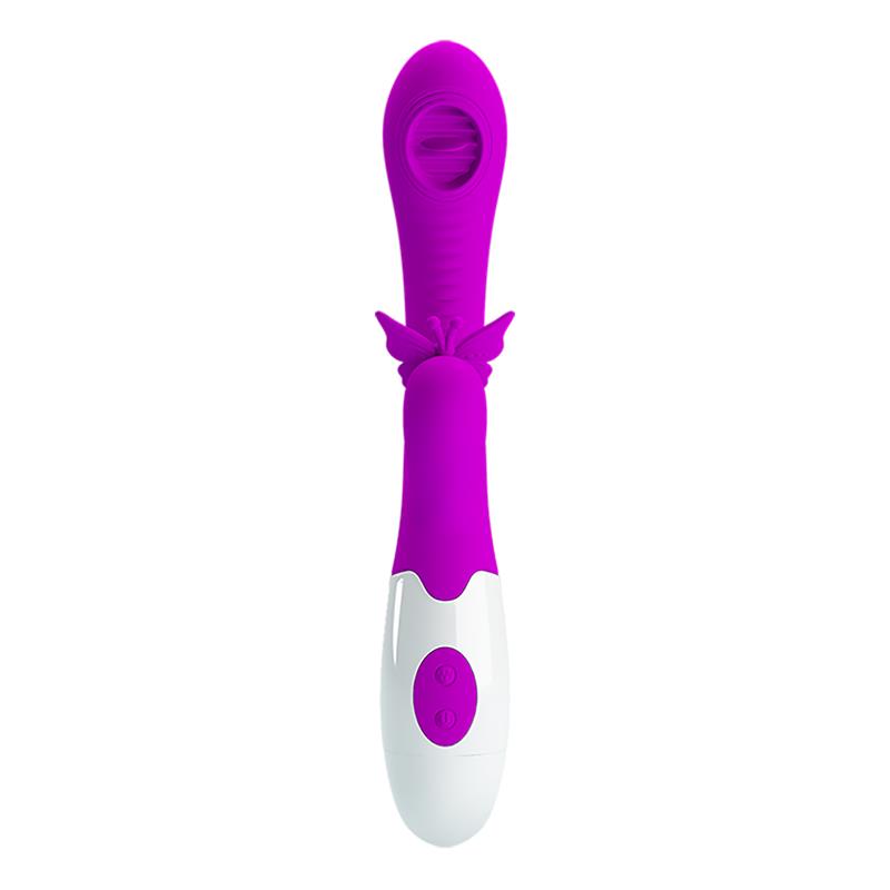 Moth Vibrador con Lengua Tickling