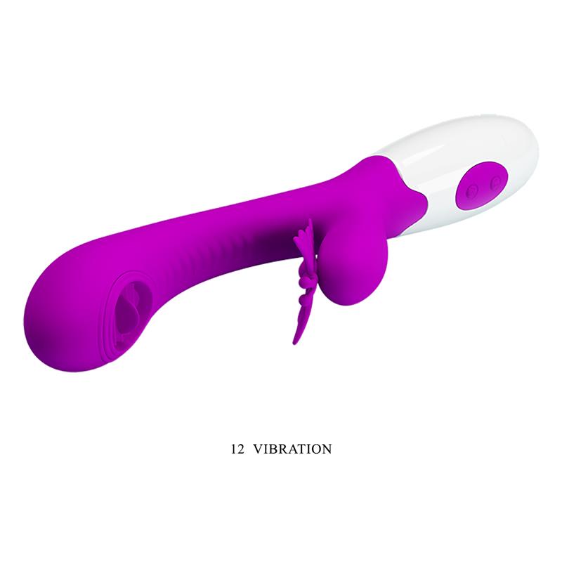 Moth Vibrador con Lengua Tickling