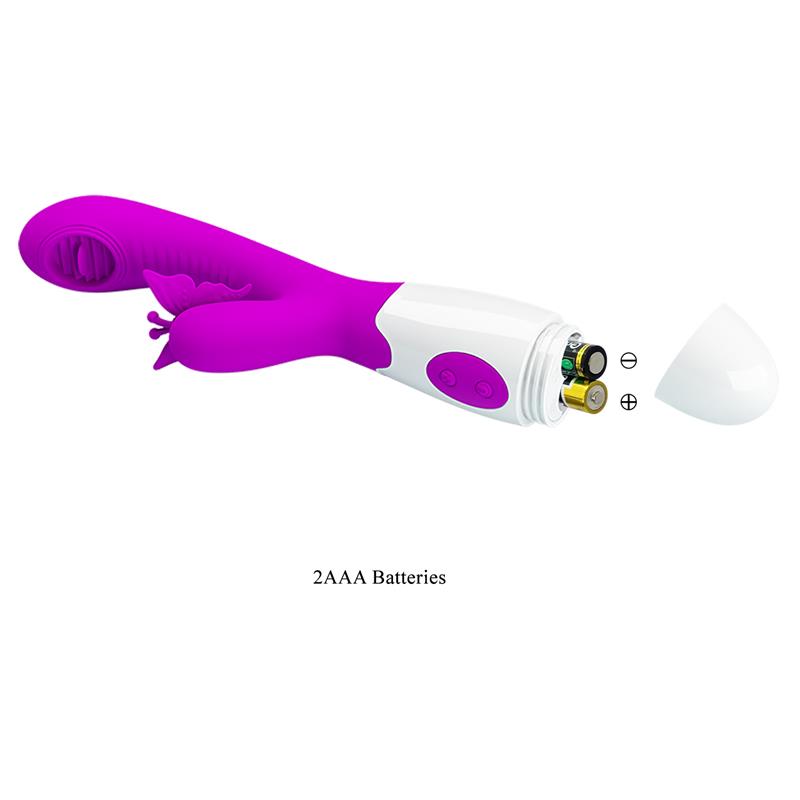 Moth Vibrador con Lengua Tickling