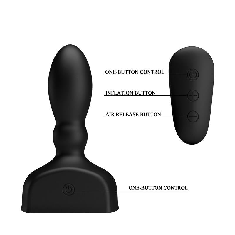 Plug Anal Inflable con Control Remoto Mr Play