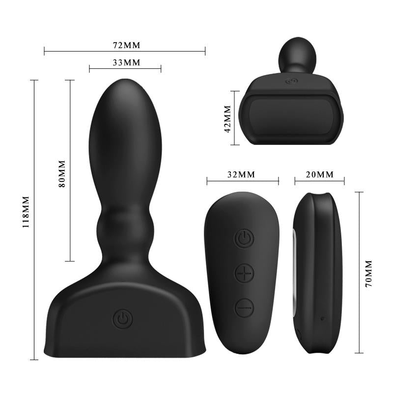 Plug Anal Inflable con Control Remoto Mr Play