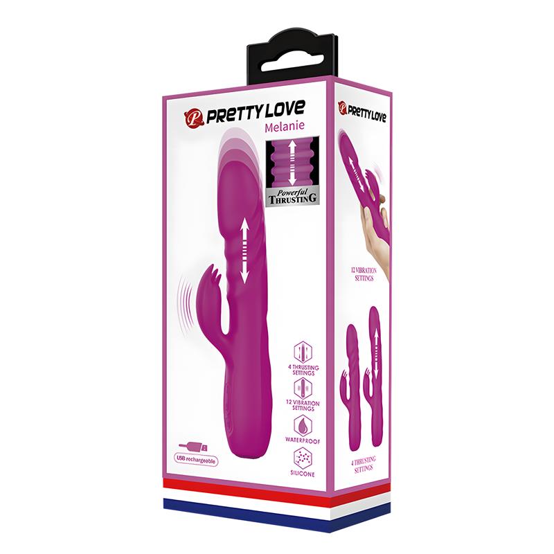 Melanie Vibrador con Thrusting y Rotacion