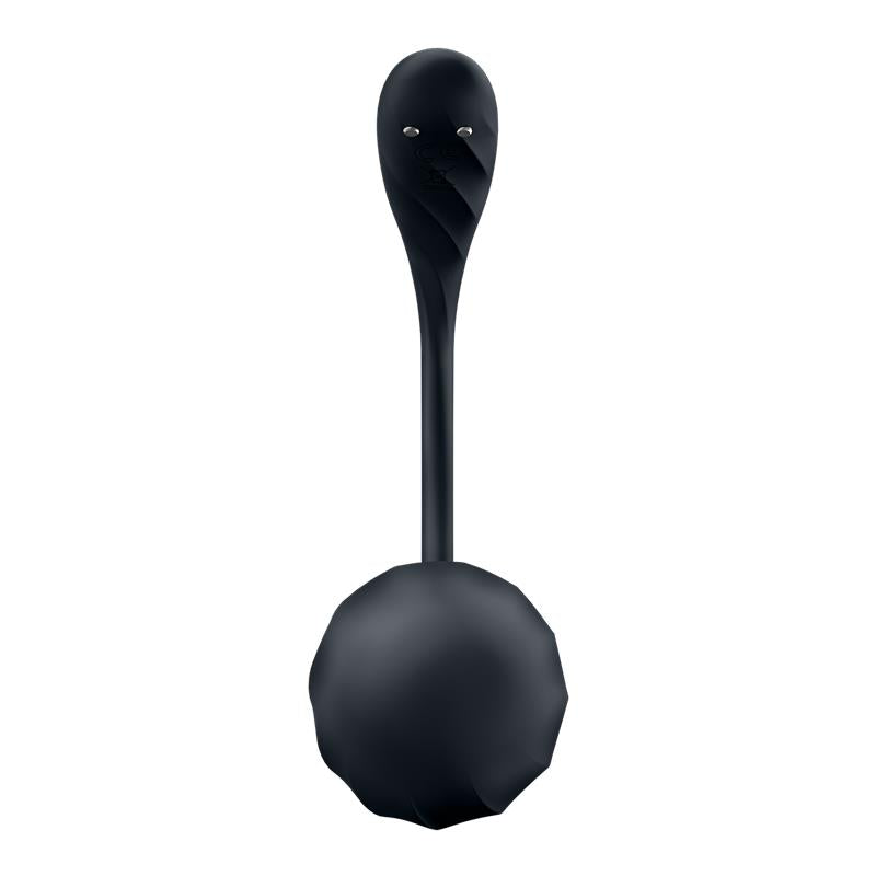 Ribbed Petal con Satisfyer Connect APP Negro