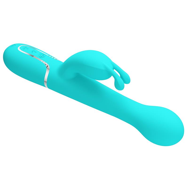 Vibrador con Thrusting y Bolas Rotatorias Dejon Azul