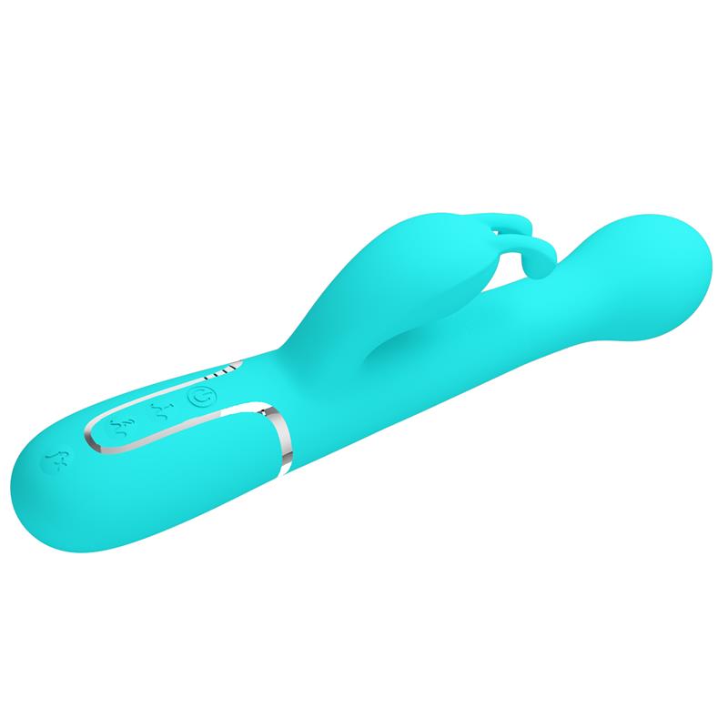 Vibrador con Thrusting y Bolas Rotatorias Dejon Azul