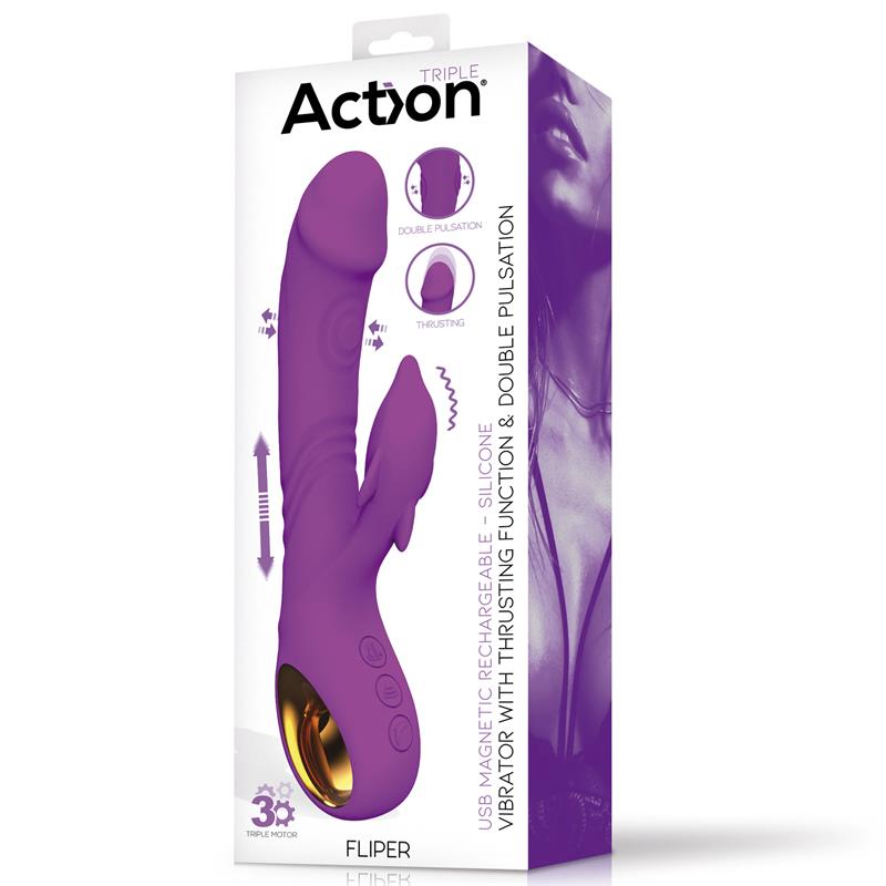 Fliper Vibrador con Thrusting y Doble Pulsacion 3 Motores