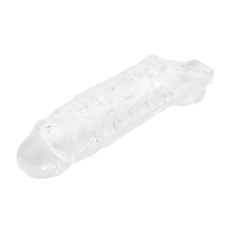 Funda para el Pene con Sujecion para Testiculos Mighty Transparente