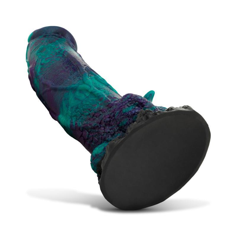 Dildo Dragonfly Purpura y Verde 226 cm 89