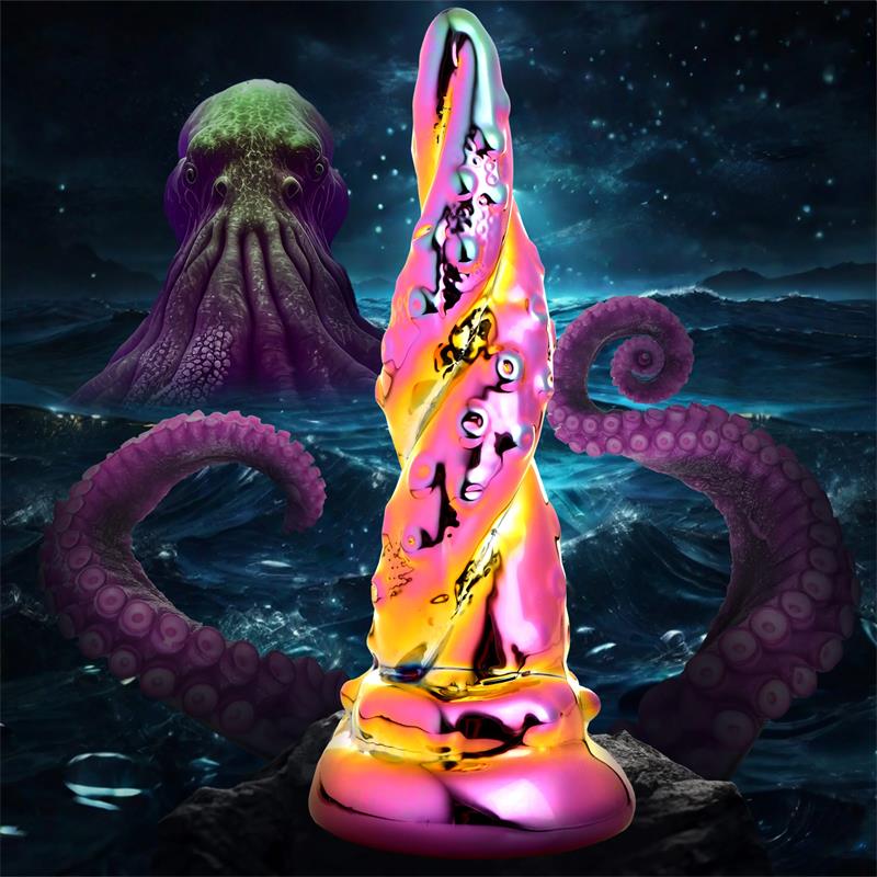 Dildo de Vidrio borosilicato Enchanting Rainbow