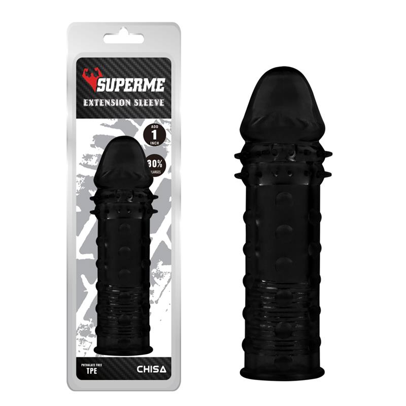 Funda para el Pene Extra Texture Negro