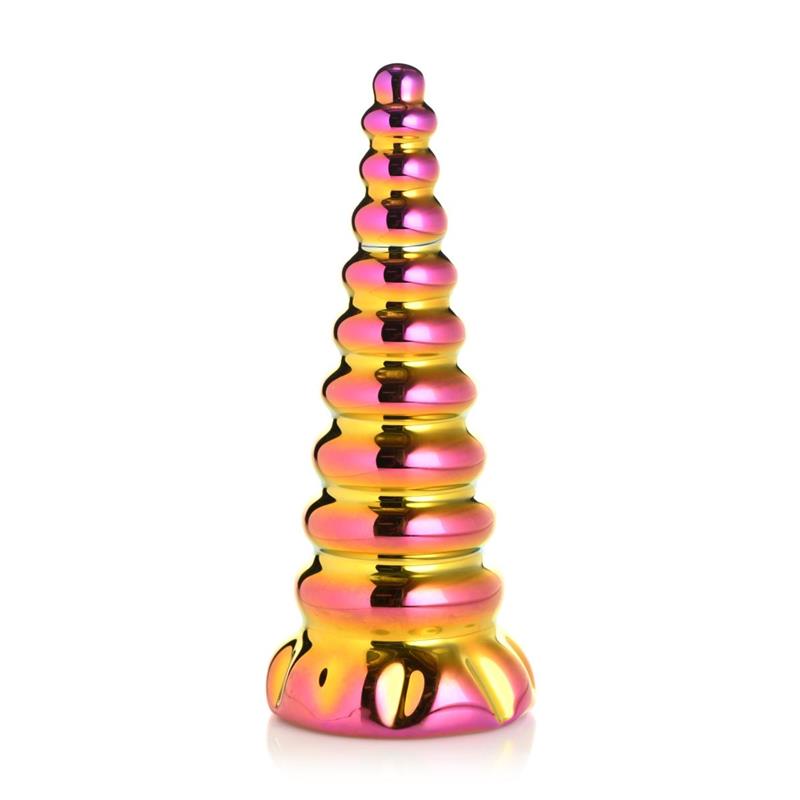 Dildo de Vidro de Borosilicato Twilinght Rainbow