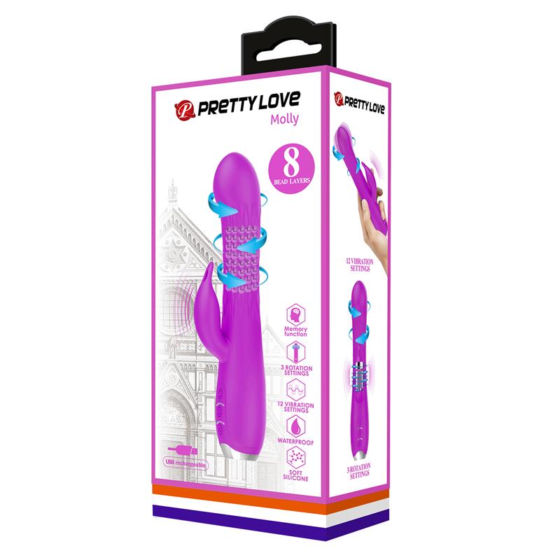 Molly Vibrador con Rotacion