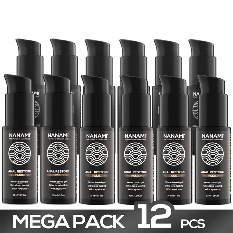 Pack 12 Gel Lubricante a Base de Agua Anal Restore 30ml