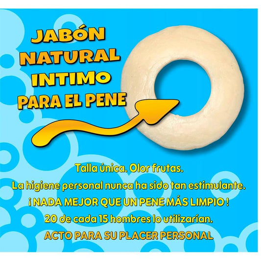 Jabon en Forma de Anillo para el Pene Amarillo