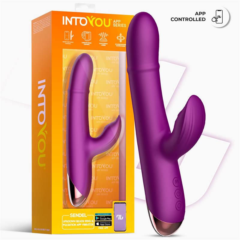 Sendel Vibrador con Anillo de Bolas Internas Up and Down y Pulsacion con App