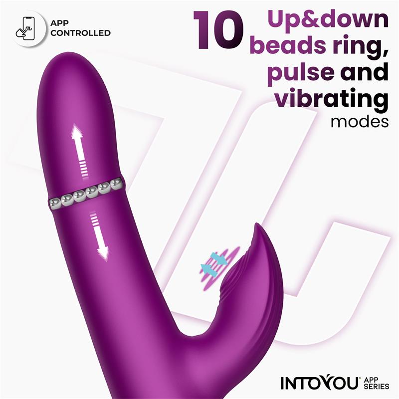 Sendel Vibrador con Anillo de Bolas Internas Up and Down y Pulsacion con App