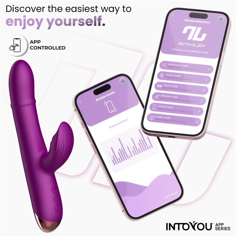 Sendel Vibrador con Anillo de Bolas Internas Up and Down y Pulsacion con App