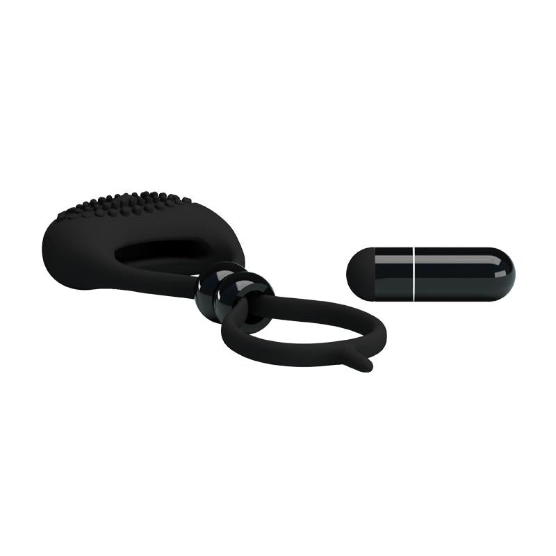 Pretty Love Anillo Vibrador Locker Color Negro