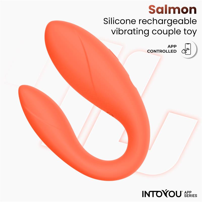 Juguete para Parejas con APP Flexible Salmon