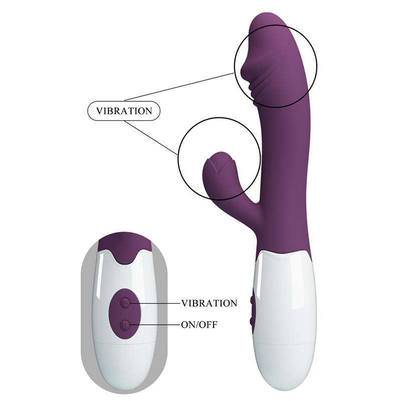 Vibrador Snappy 30 funciones Purpura