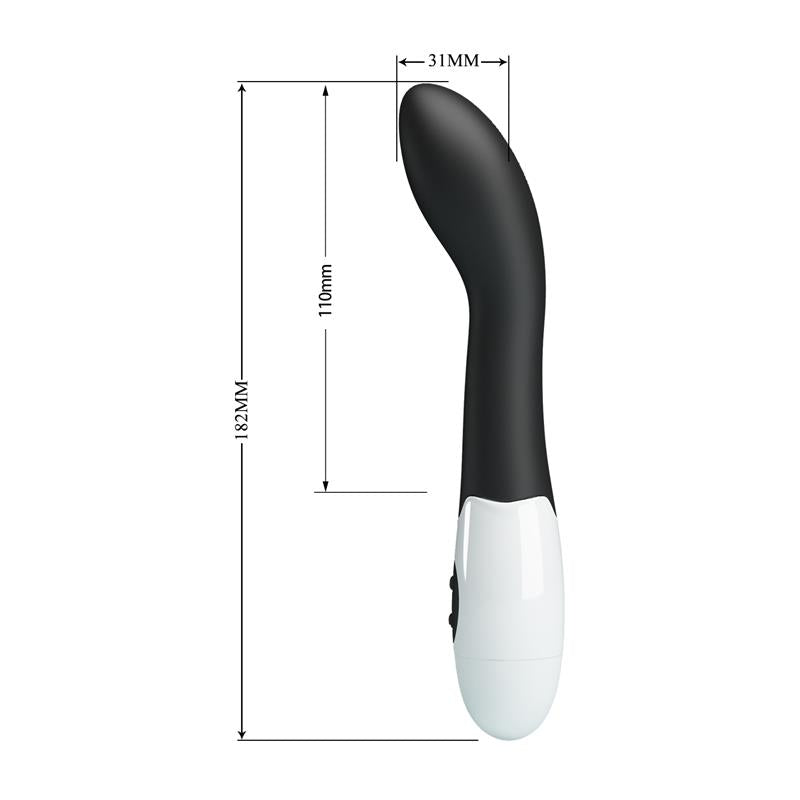 Vibrador Bishop 30 funciones Negro