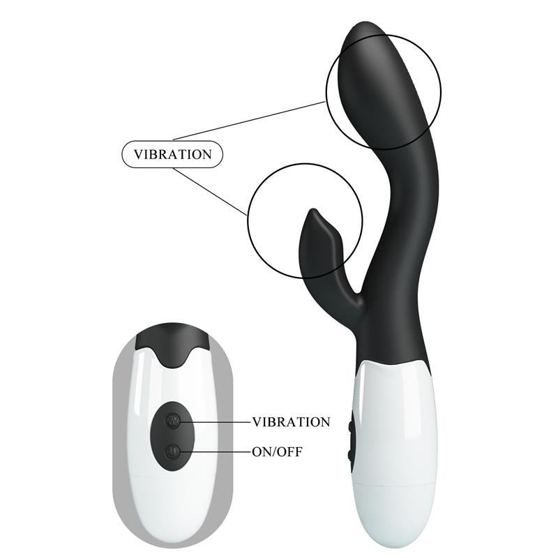 Vibrador Brighty 30 funciones Negro