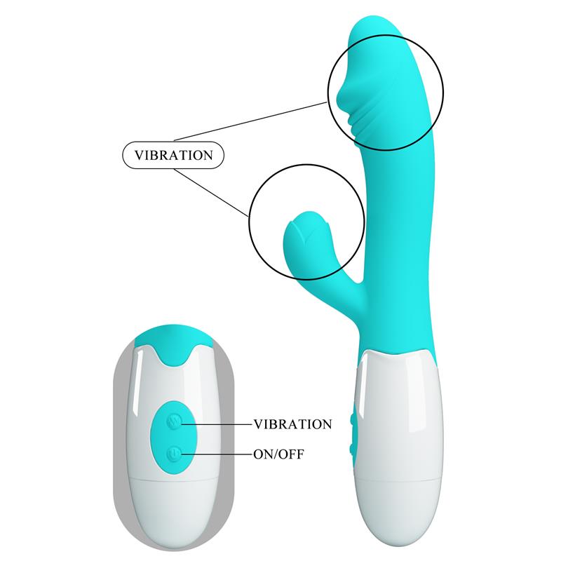 Vibrador Snappy 30 funciones Azul