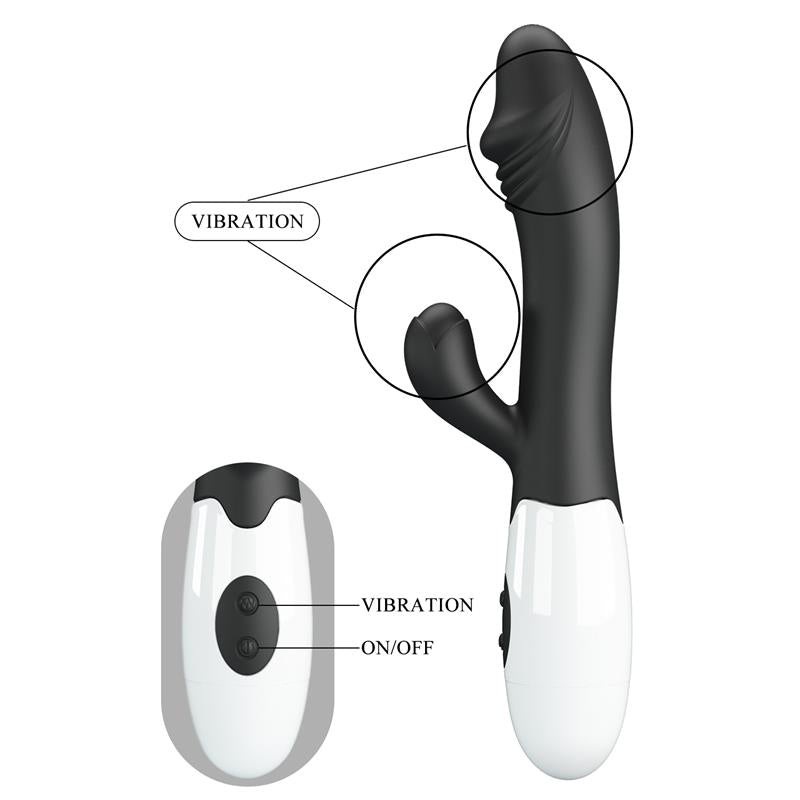 Vibrador Snappy 30 funciones Negro