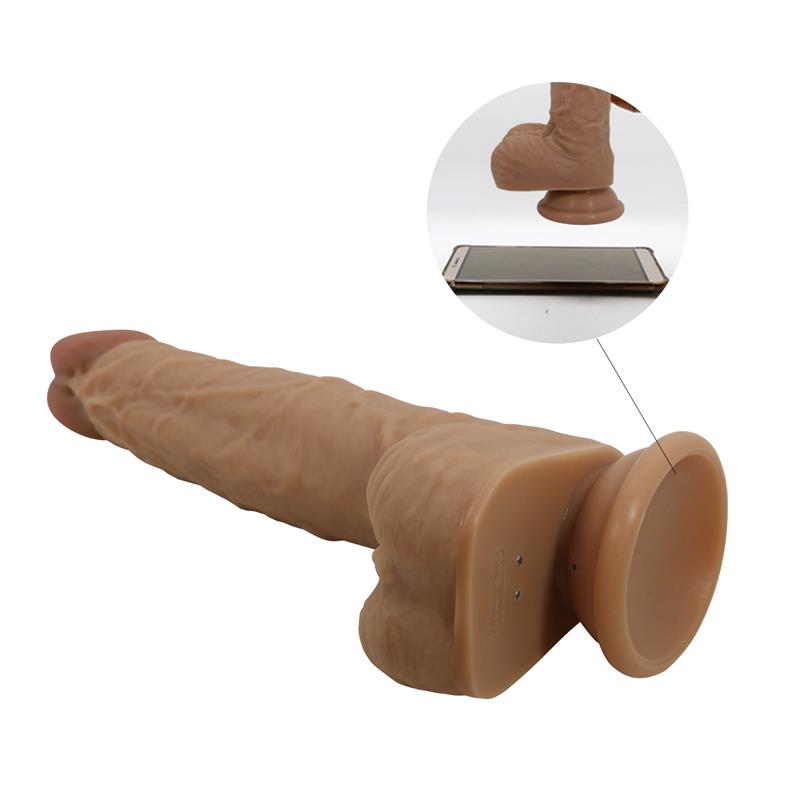 Jonathan Dildo con Vibracion y Empuje Control Remoro