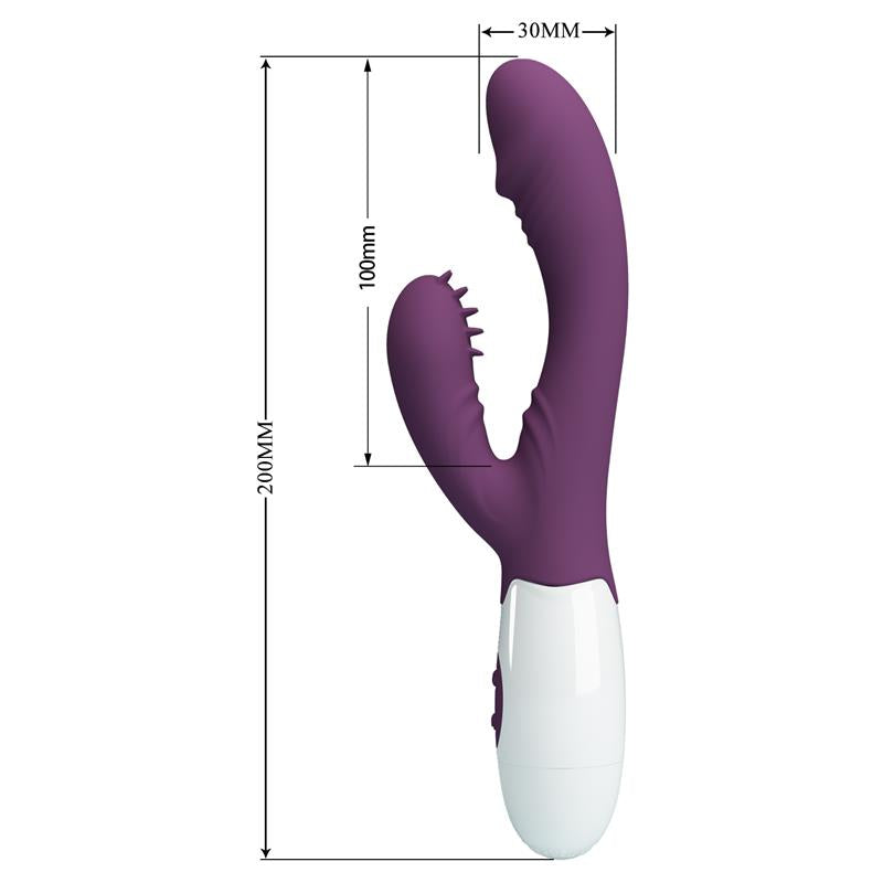 Vibrador Andre 30 funciones Purpura