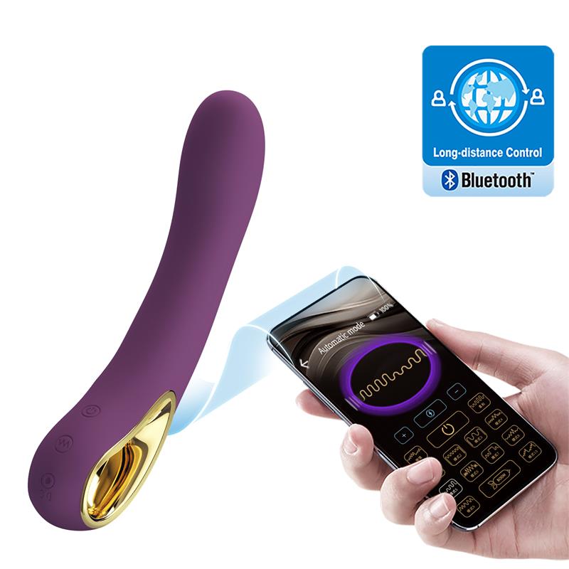 Ethan Vibrador con APP Purpura