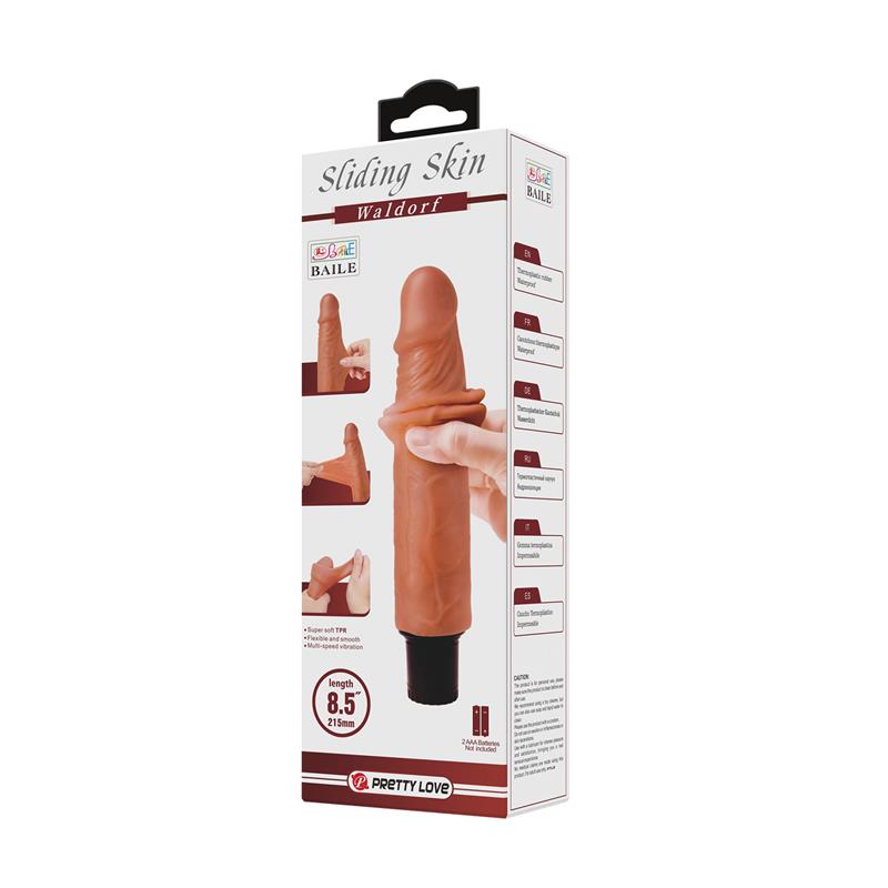 Dildo Sliding Skin Waldorf 85