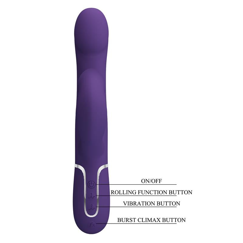 Zalin Rolling Vibrador con Bolas Rotatorias USB