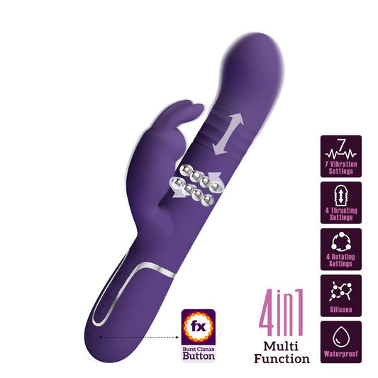 Coale Vibrador con Thursting y Bolas Rotatorias