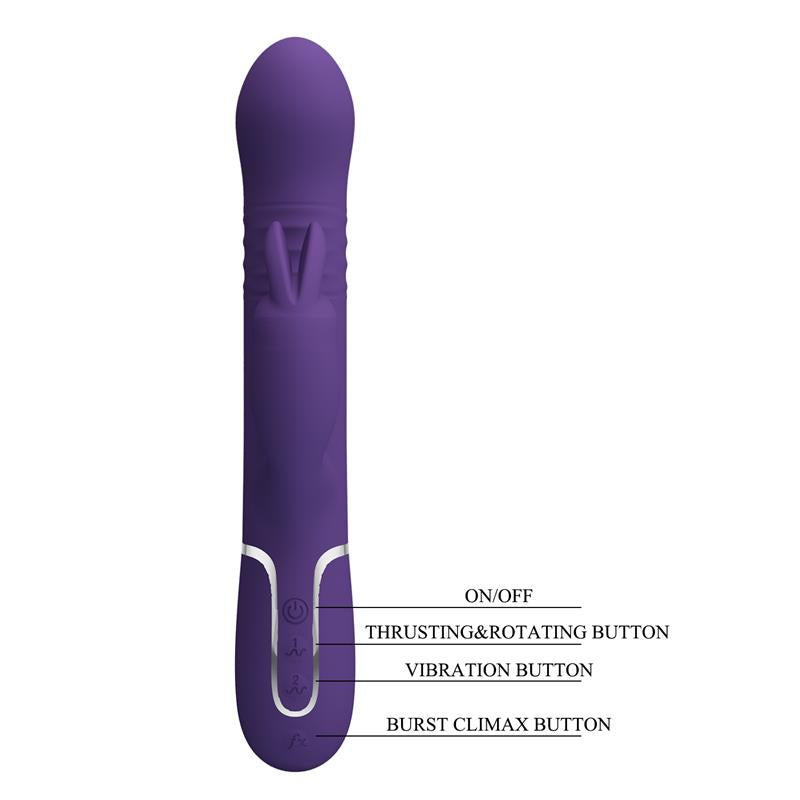 Coale Vibrador con Thursting y Bolas Rotatorias