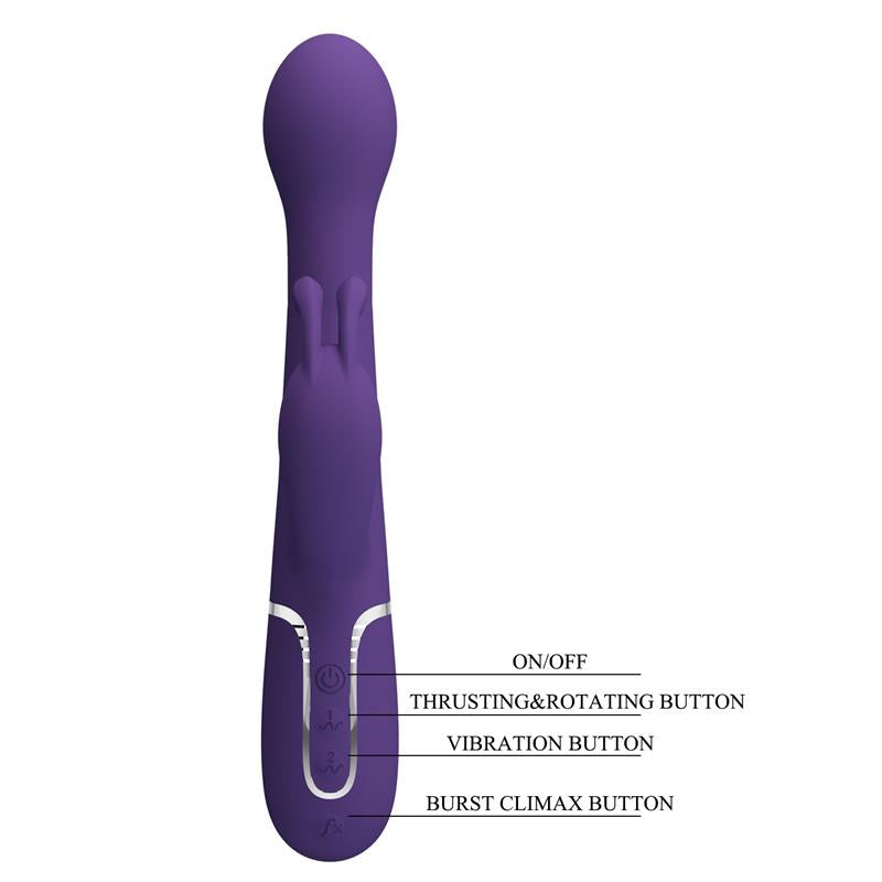 Dejon Vibrador con Thursting y Rotacion Twinkled