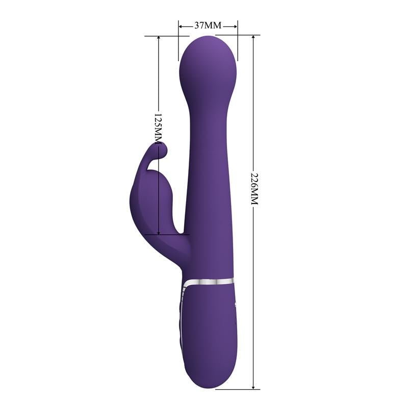 Dejon Vibrador con Thursting y Rotacion Twinkled