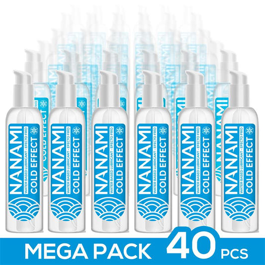 Pack de 40 Lubricante Base de Agua Efecto Frio 150 ml