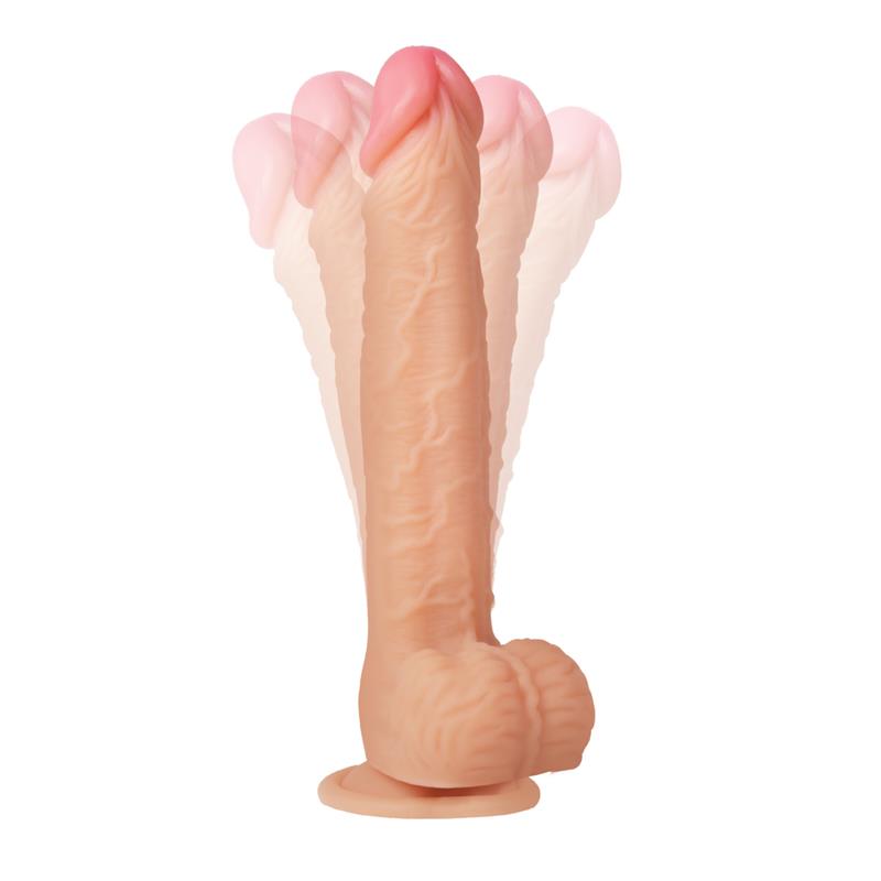 Magnus 30 Dildo Realista Vibrador y Rotador Control Remoto Silicona Liquida